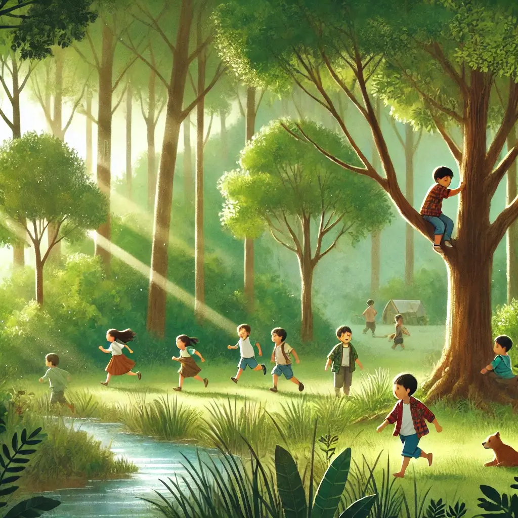 숲속 놀이터 : 자연이 키우는 아이들의 건강한 성장