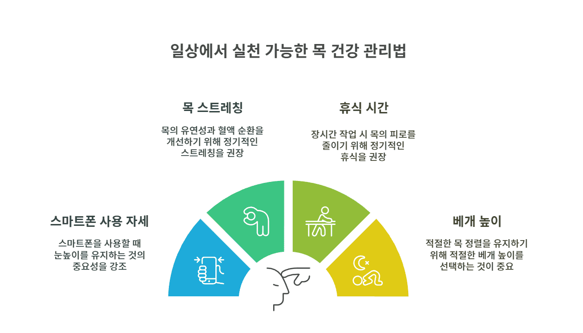일상에서 실천 가능한 목 건강 관리법