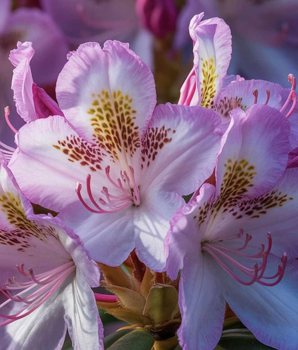 꽃잎의 주근깨를 찾아보세요