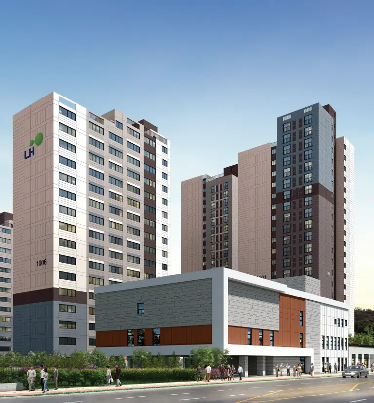 과정지식정보타운-S10-공공임대-조감도