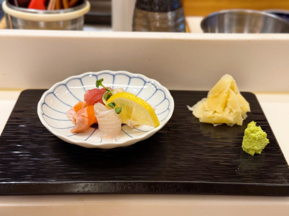 오마카세 오사이초밥 (사시미 4종)