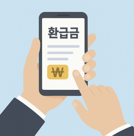 홈텍스환급금조회