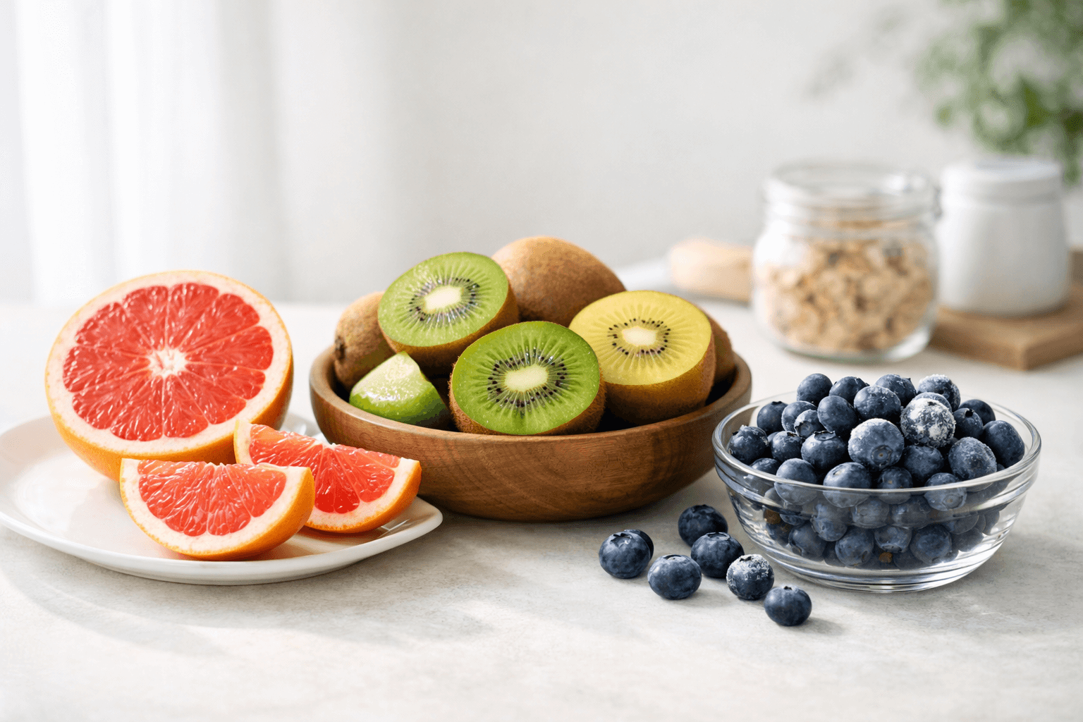 2026 다이어트 과일 추천 (자몽, 키위, 블루베리)