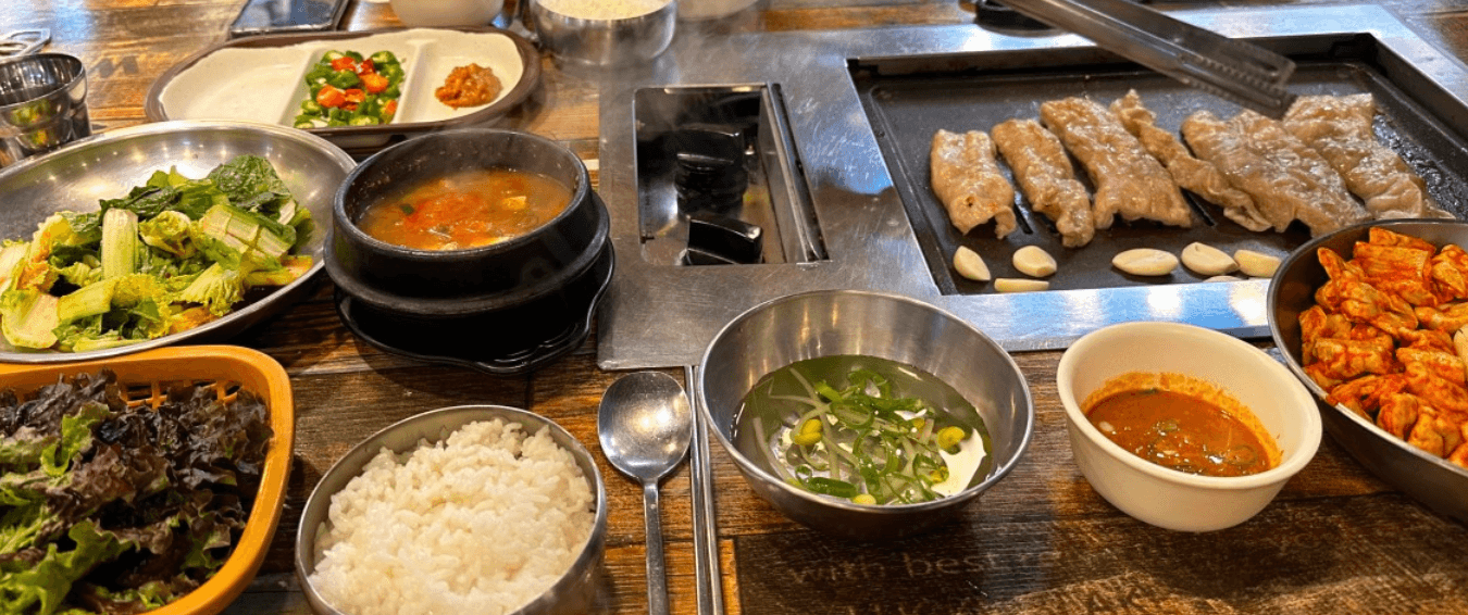 막창구이-한상-차림