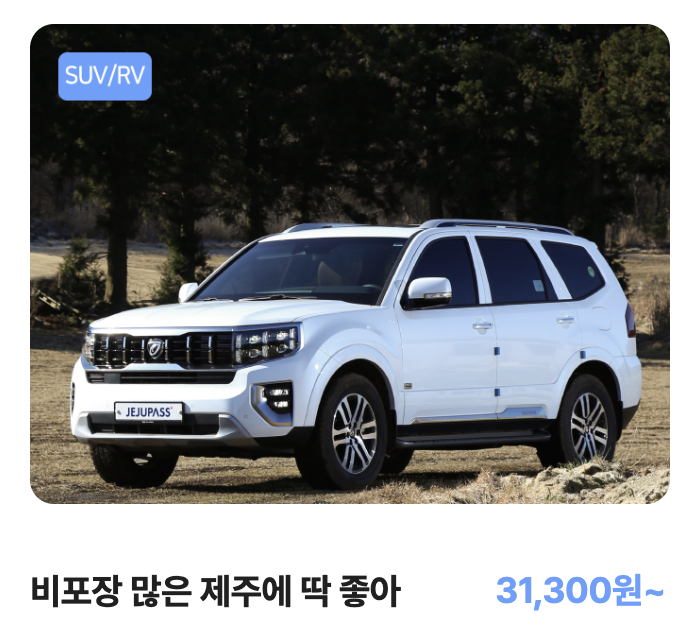 제주 렌트카 추천 가격 비교 한 눈에 보기(+2024) 