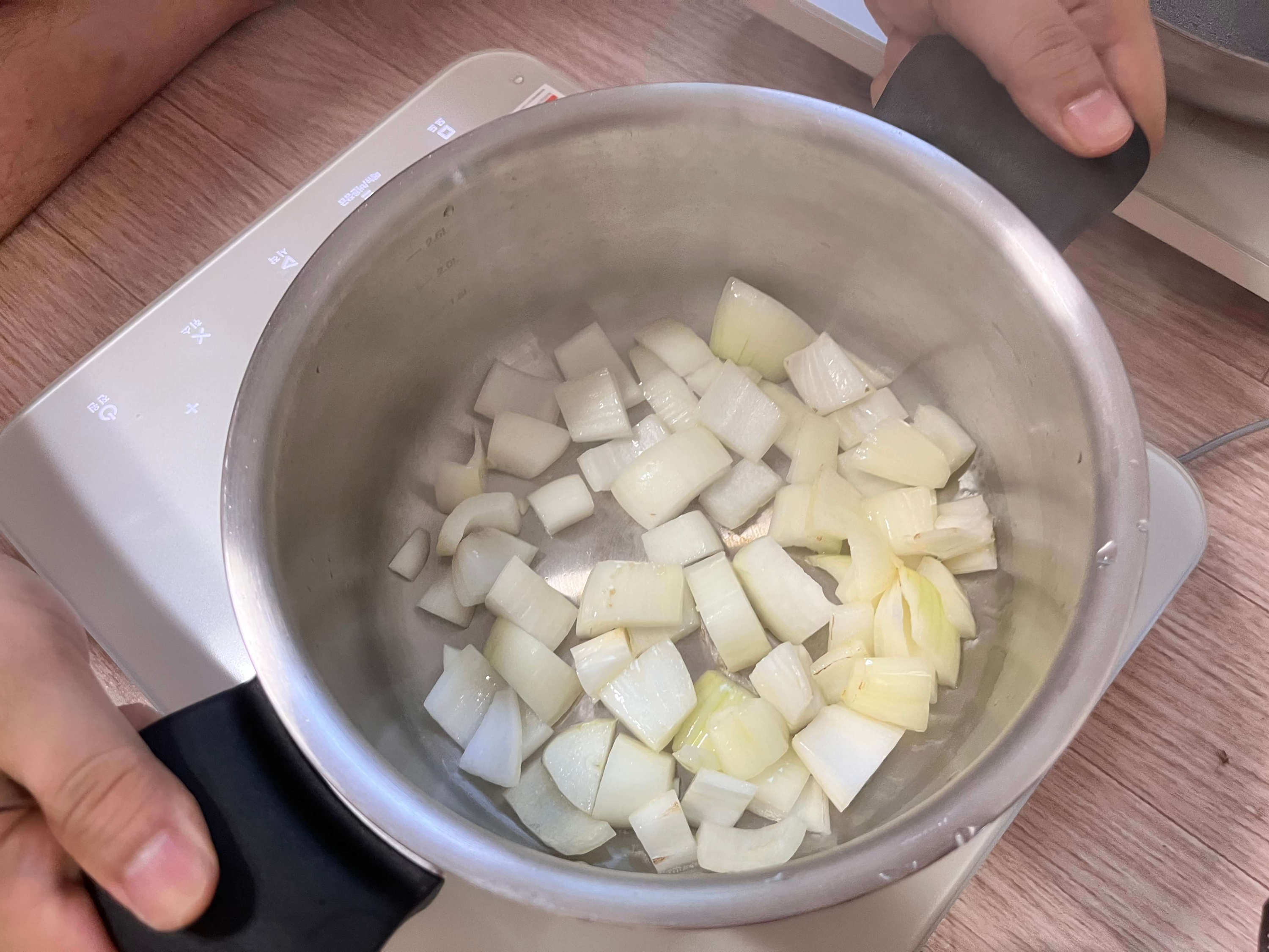 간단한 차돌 알배추 된장찌개