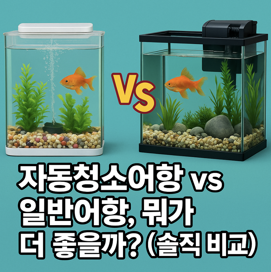 자동청소어항 vs 일반어항, 뭐가 더 좋을까? (솔직 비교)