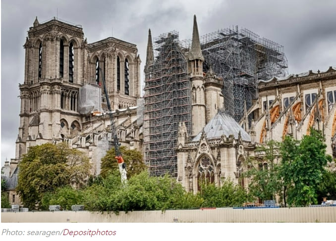 화재 소실 '노트르담 대성당' 2024년에 다시 문을 연다 VIDEO:Paris&rsquo; Iconic Notre Dame Cathedral Is Reopening to the Public in 2024
