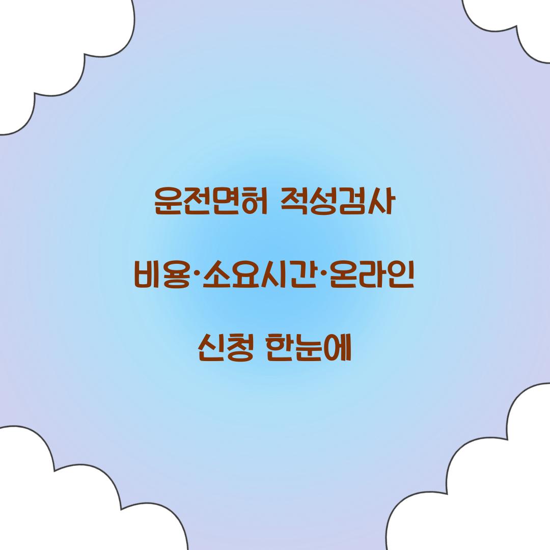 운전면허 적성검사