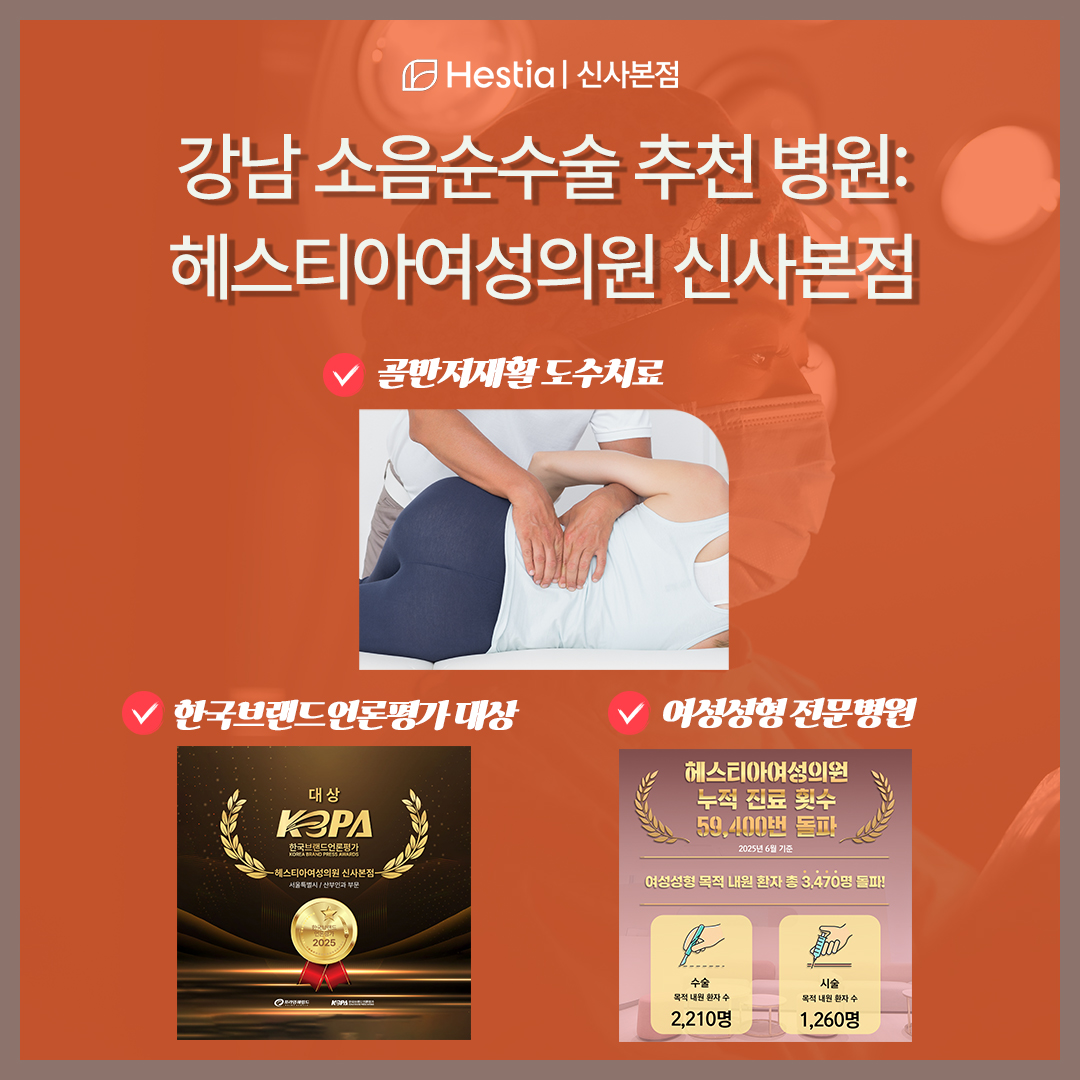강남 소음순수술 추천 병원: 헤스티아여성의원 신사본점