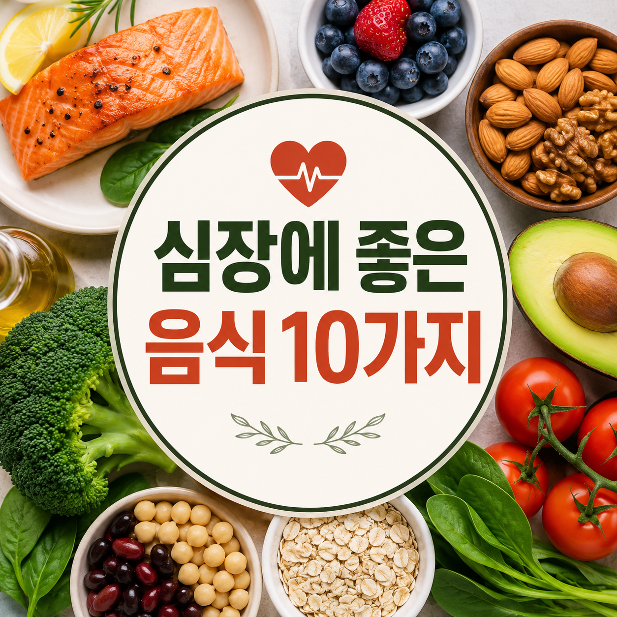 심장에 좋은 음식 10가지
