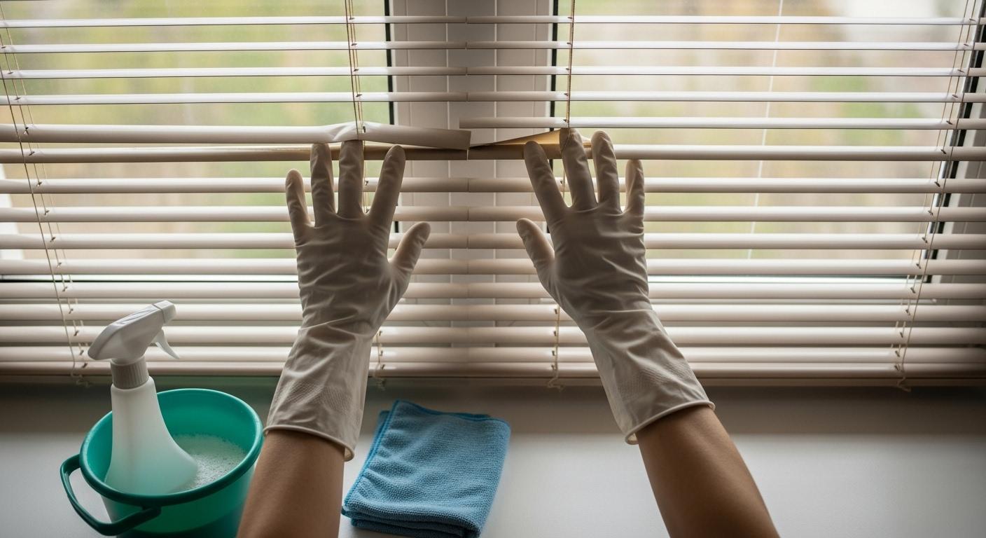 블라인드 커튼 청소