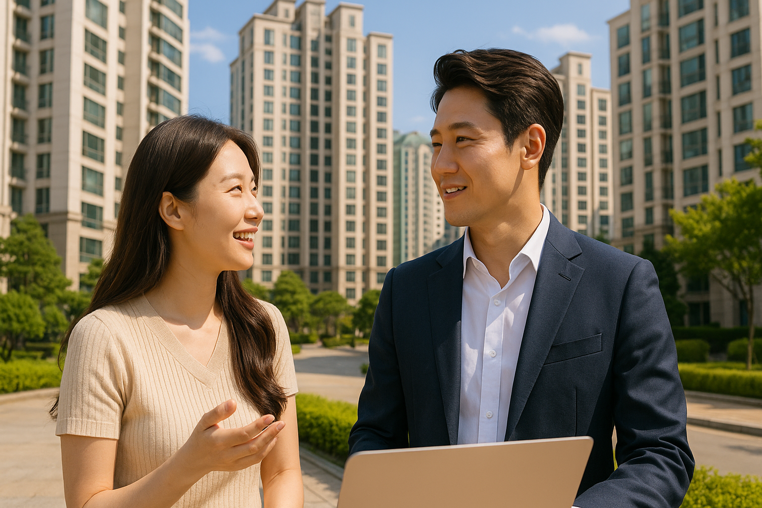 강남지역 아파트 전망