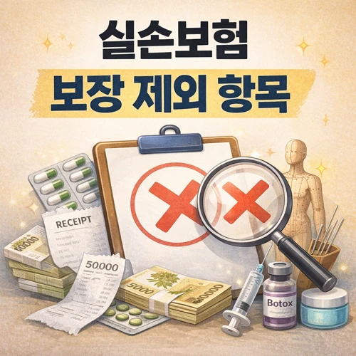 실손보험 보장 제외 항목 썸네일