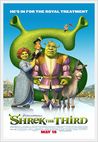 슈렉 3 공식 영화 포스터 이미지