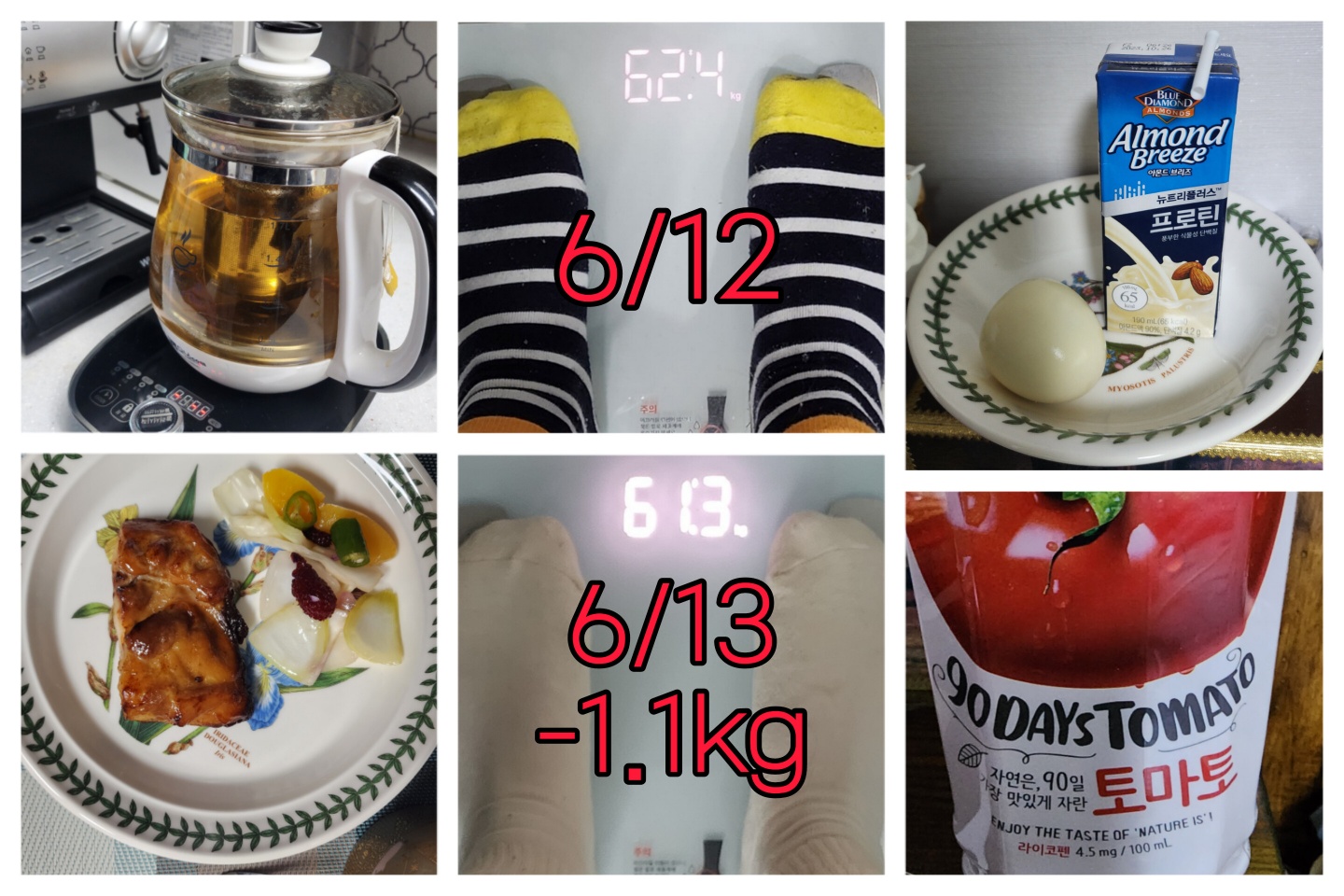 다이어트 2일차 식단 리뷰