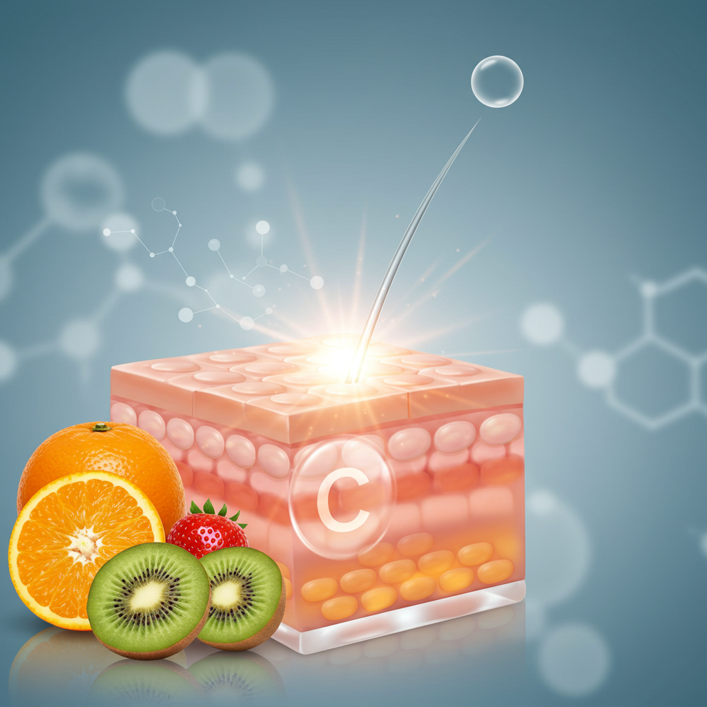 얇아진 피부, 비타민C로 다시 채우다