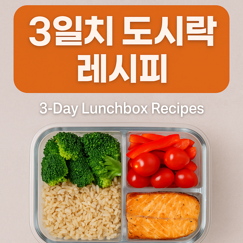 3일치 도시락 레시피