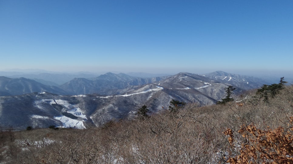 100대 명산 등산하기 아홉번째 영동의 쌍봉 태백산과 함백산
