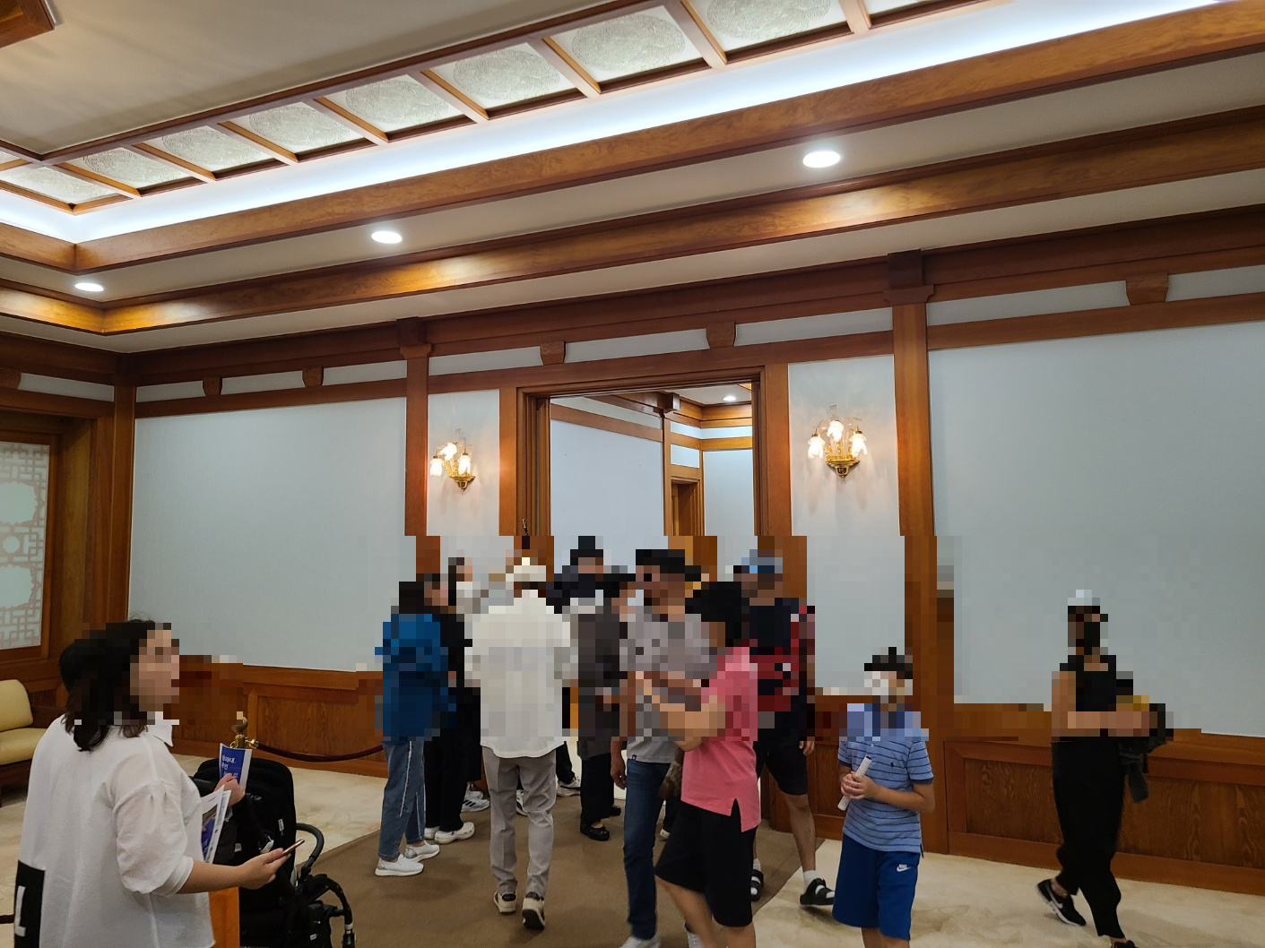 청와대 관람 하기