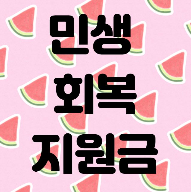 민생 회복 지원금