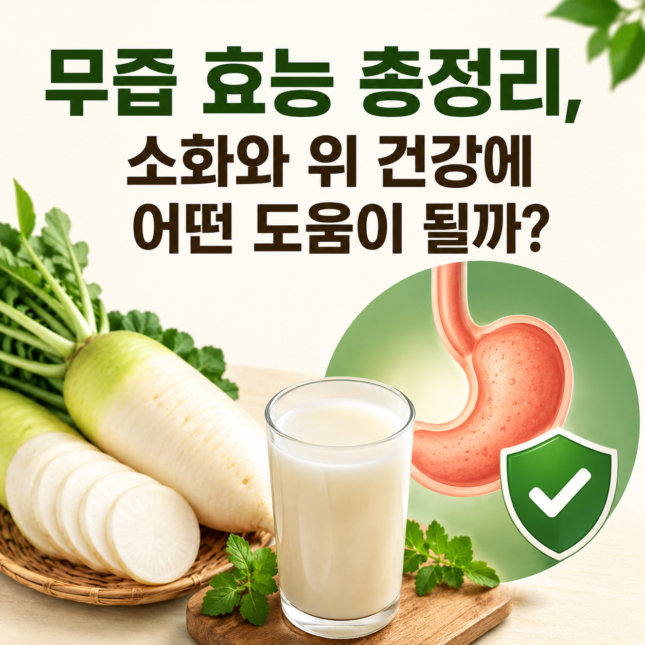 무즙 효능