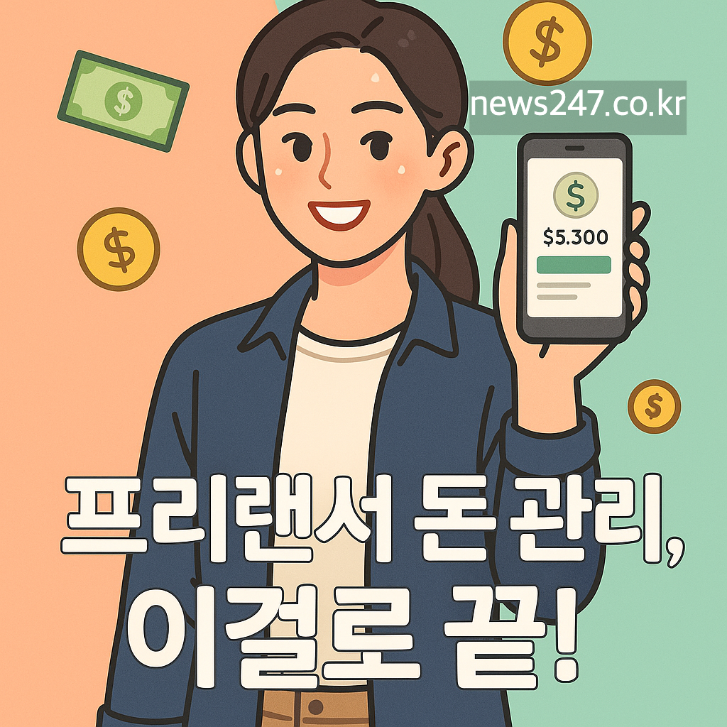 편한가계부 앱으로 프리랜서 돈 관리 완벽 정복하는 법