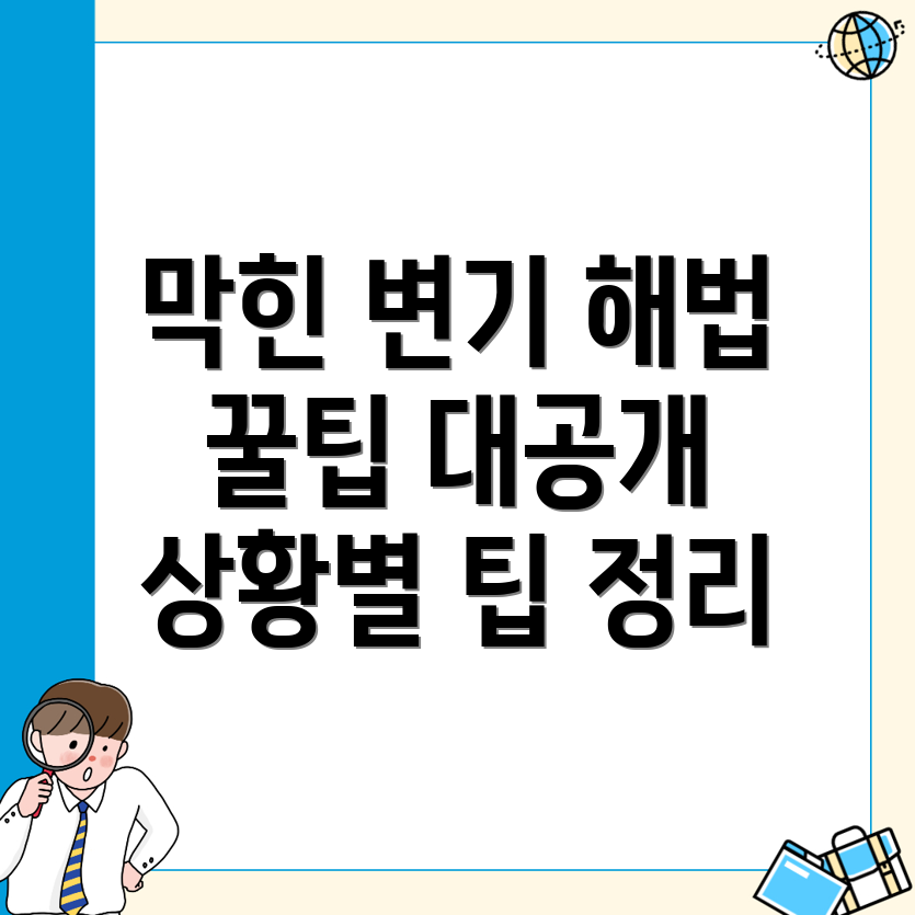 변기 뚫는 방법