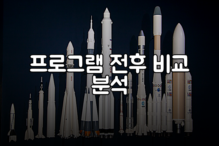 프로그램 전후 비교 분석
