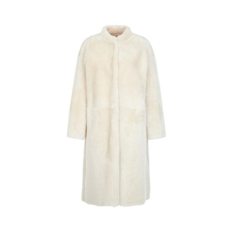 보브 리버서블 무스탕 코트 7153475001