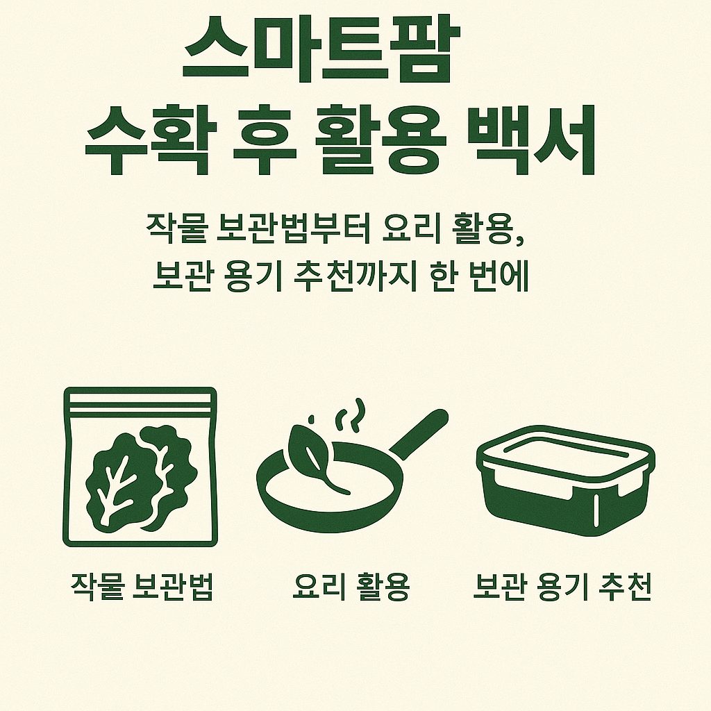 스마트팜 수확 후 활용
