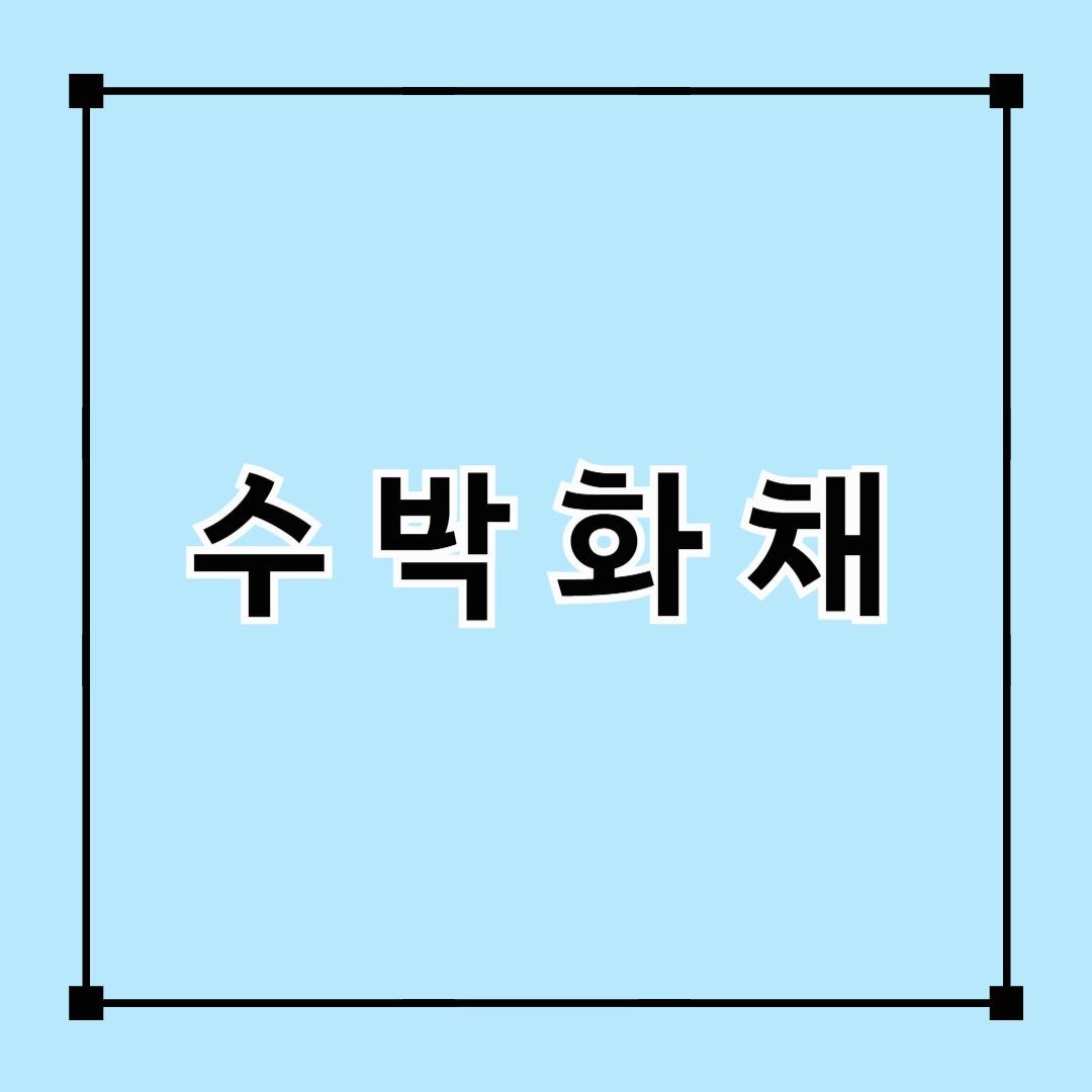 수박화채, 수박, 화채, 여름수박