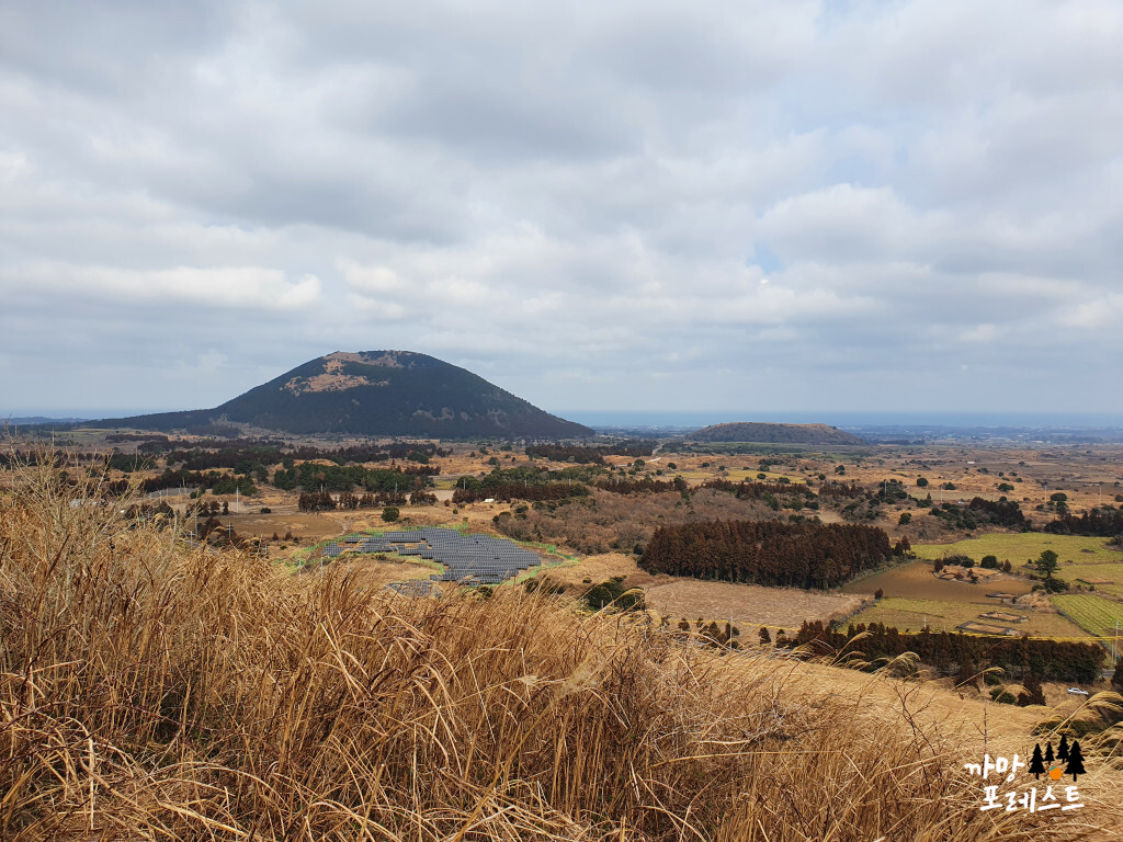 손지오름에서 보이는 다랑쉬오름
