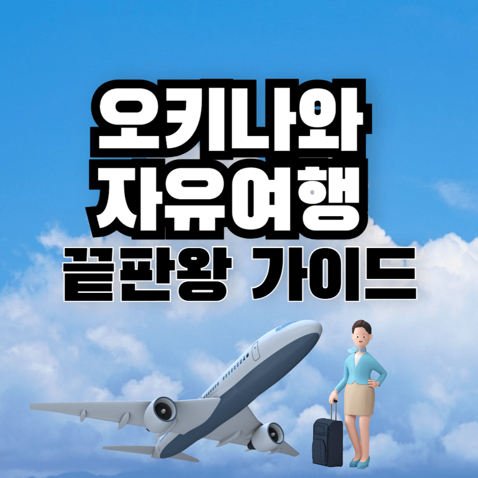 오키나와 자유여행 이것만 보면 끝! 완벽 가이드