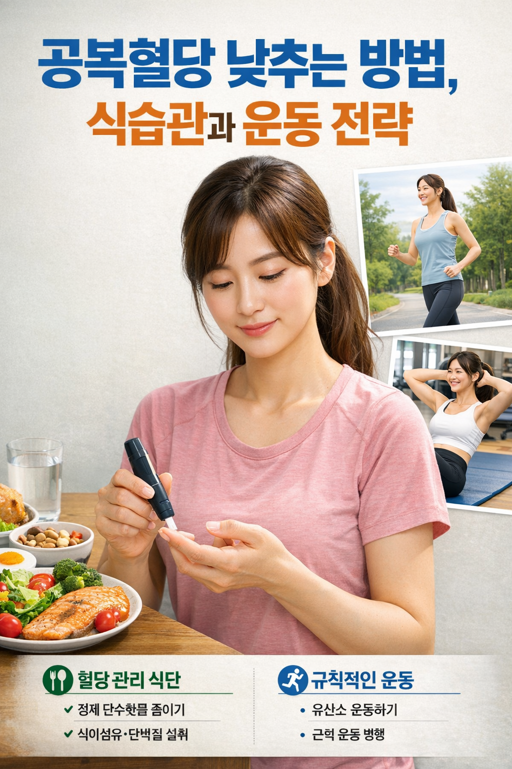 공복혈당 낮추는 방법, 식습관과 운동 전략