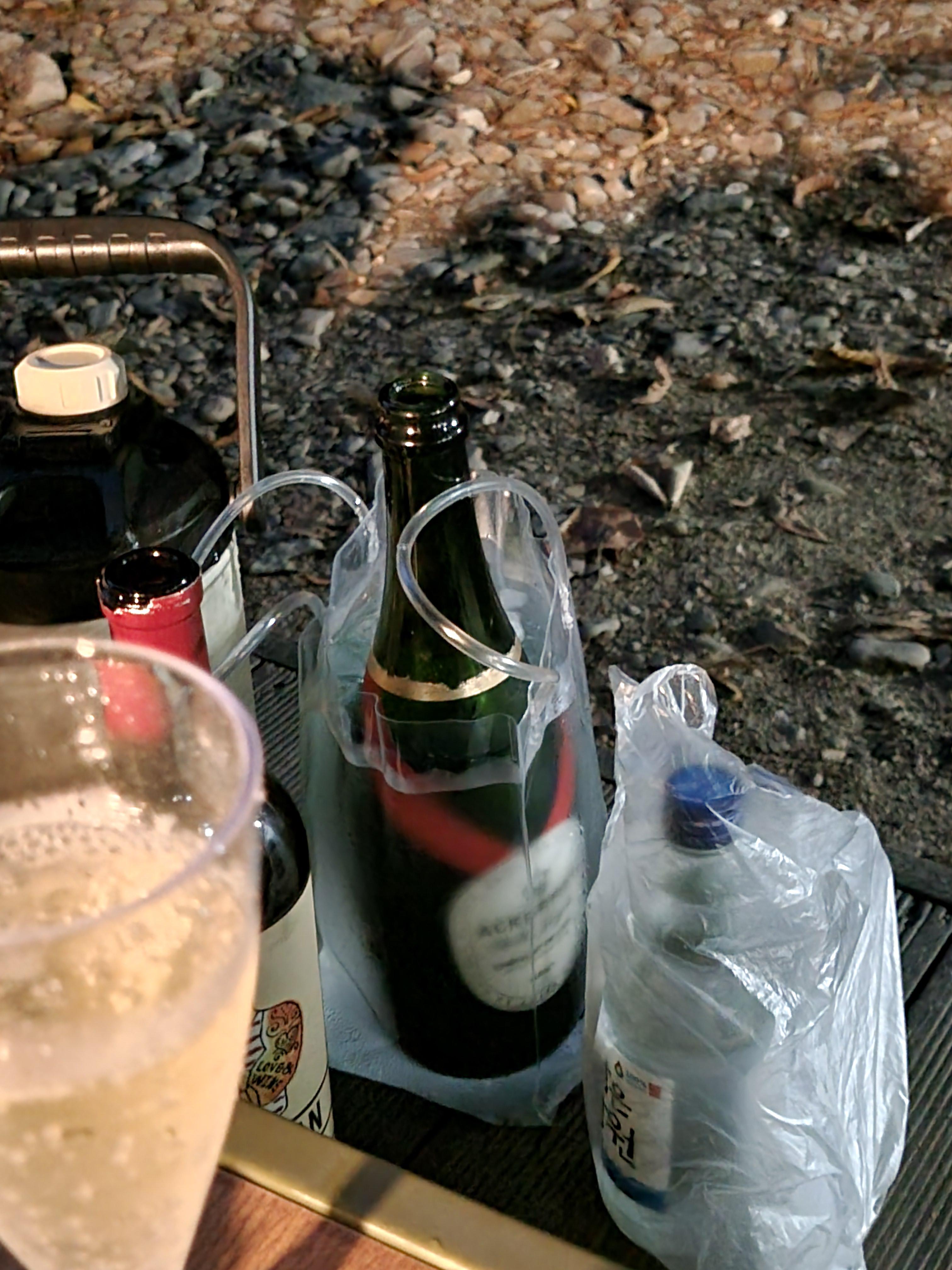 민물회 화이트와인