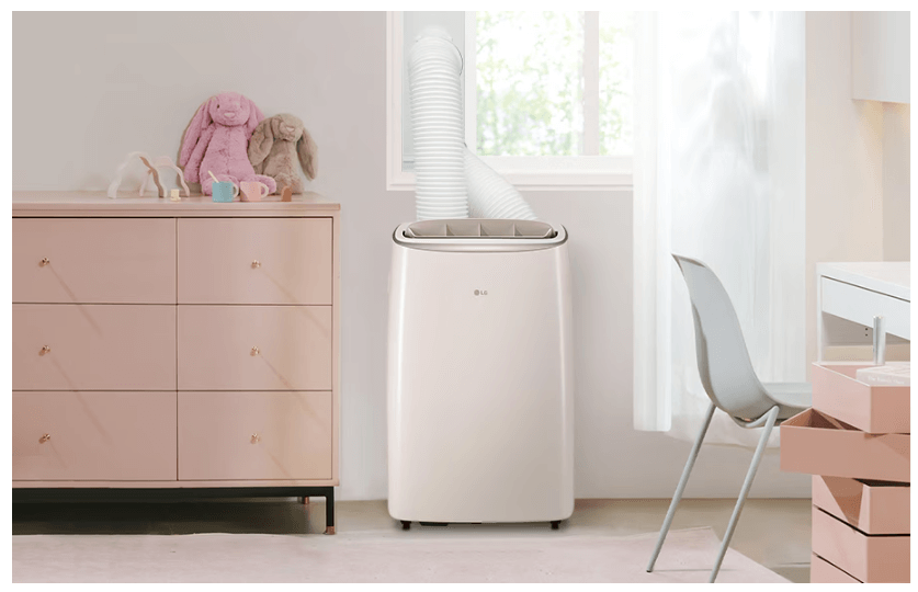 LG 이동식 에어컨 듀얼호스 설치방법