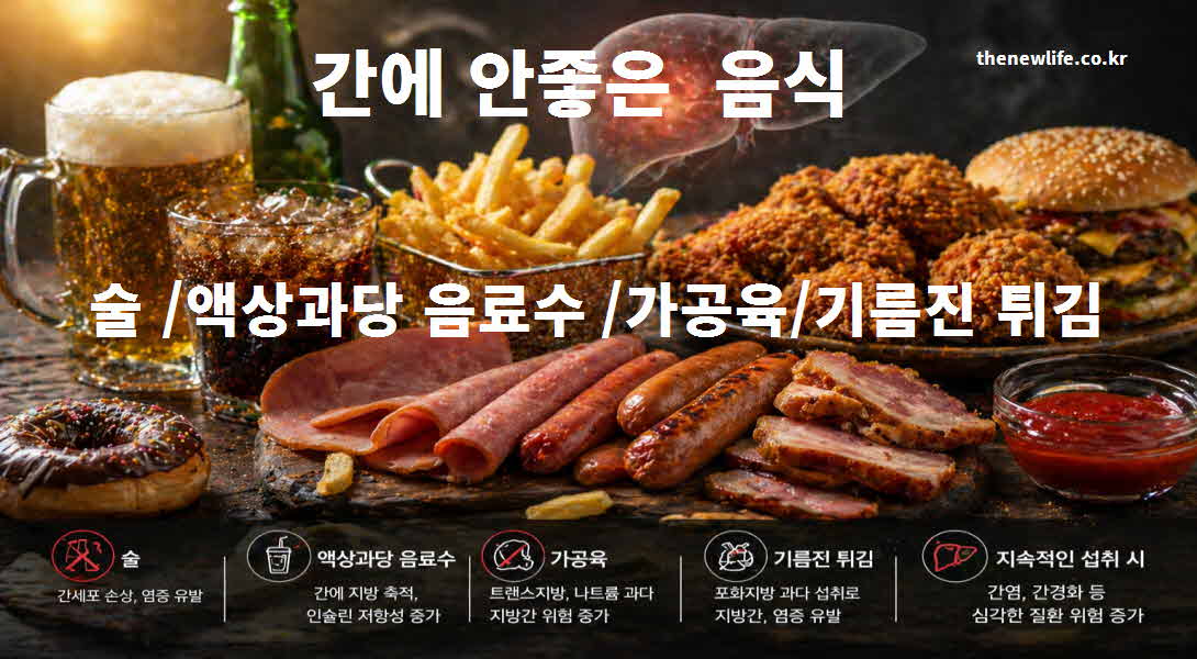간 안좋은 음식