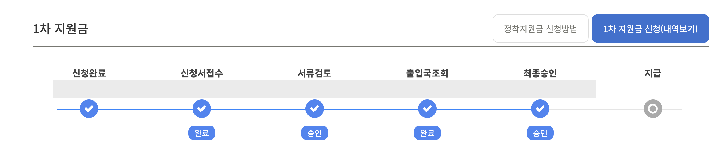 최종 승인 인증 사진