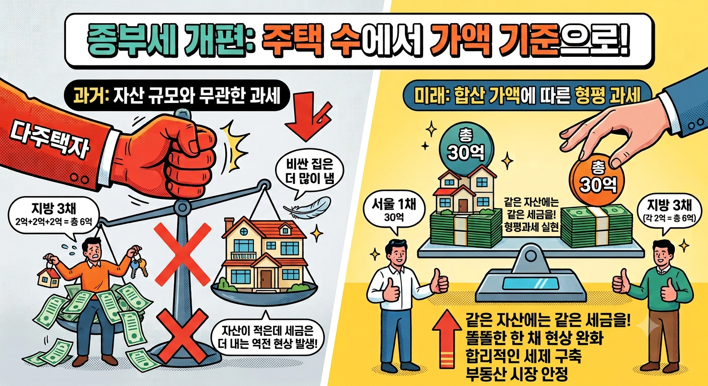 [정책] "종부세, 주택수 아닌 가액 기준으로" 세제 개편 논의 본격화