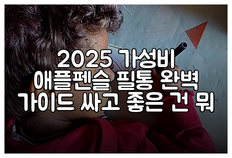 2025 가성비 애플펜슬 필통 완벽 가이드 싸고 좋은 건 뭐