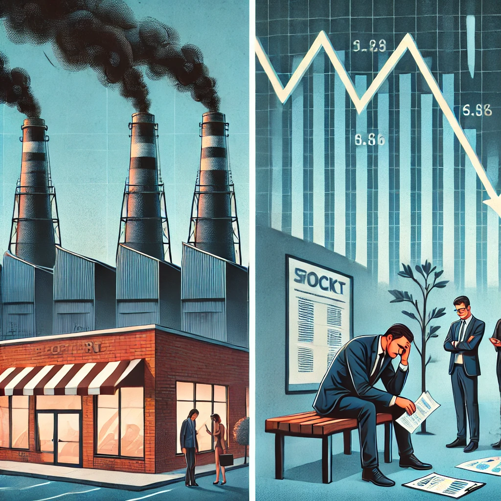 경기침체이미지