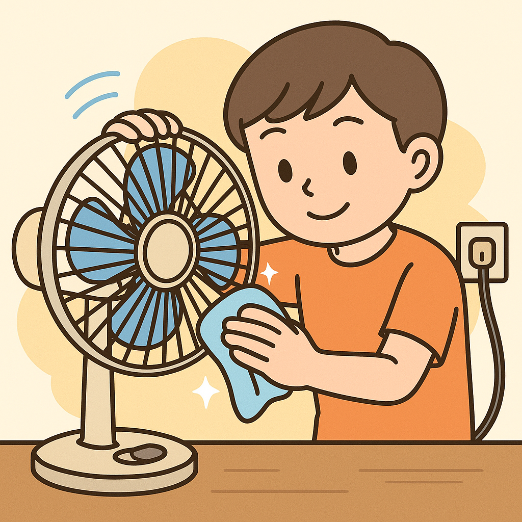 여름철 선풍기 관리법: 오래 써도 바람이 시원한 비결