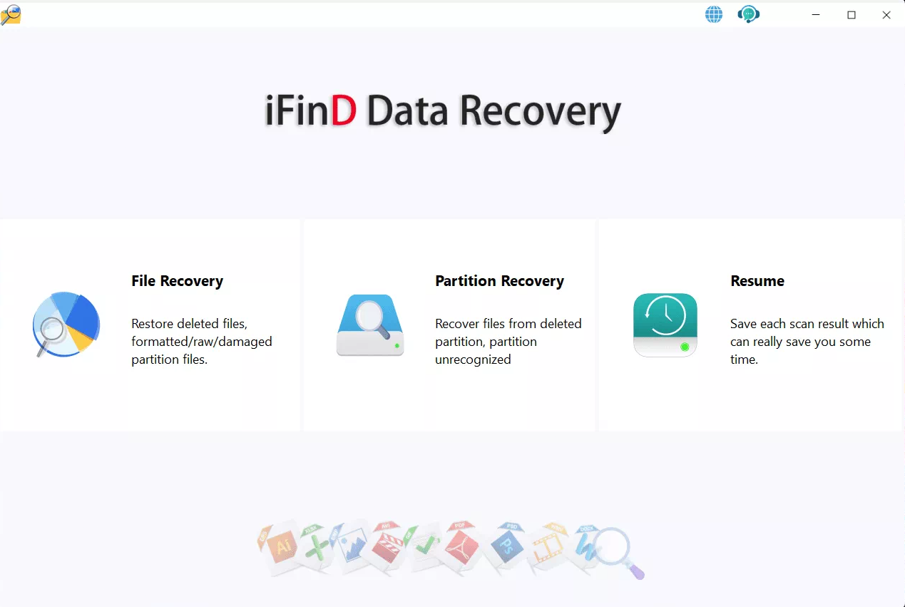 iFind Data Recovery 프로그램 소개