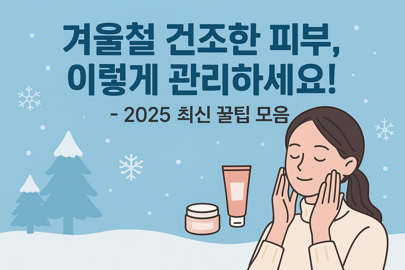겨울철 건조한 피부, 이렇게 관리하세요!