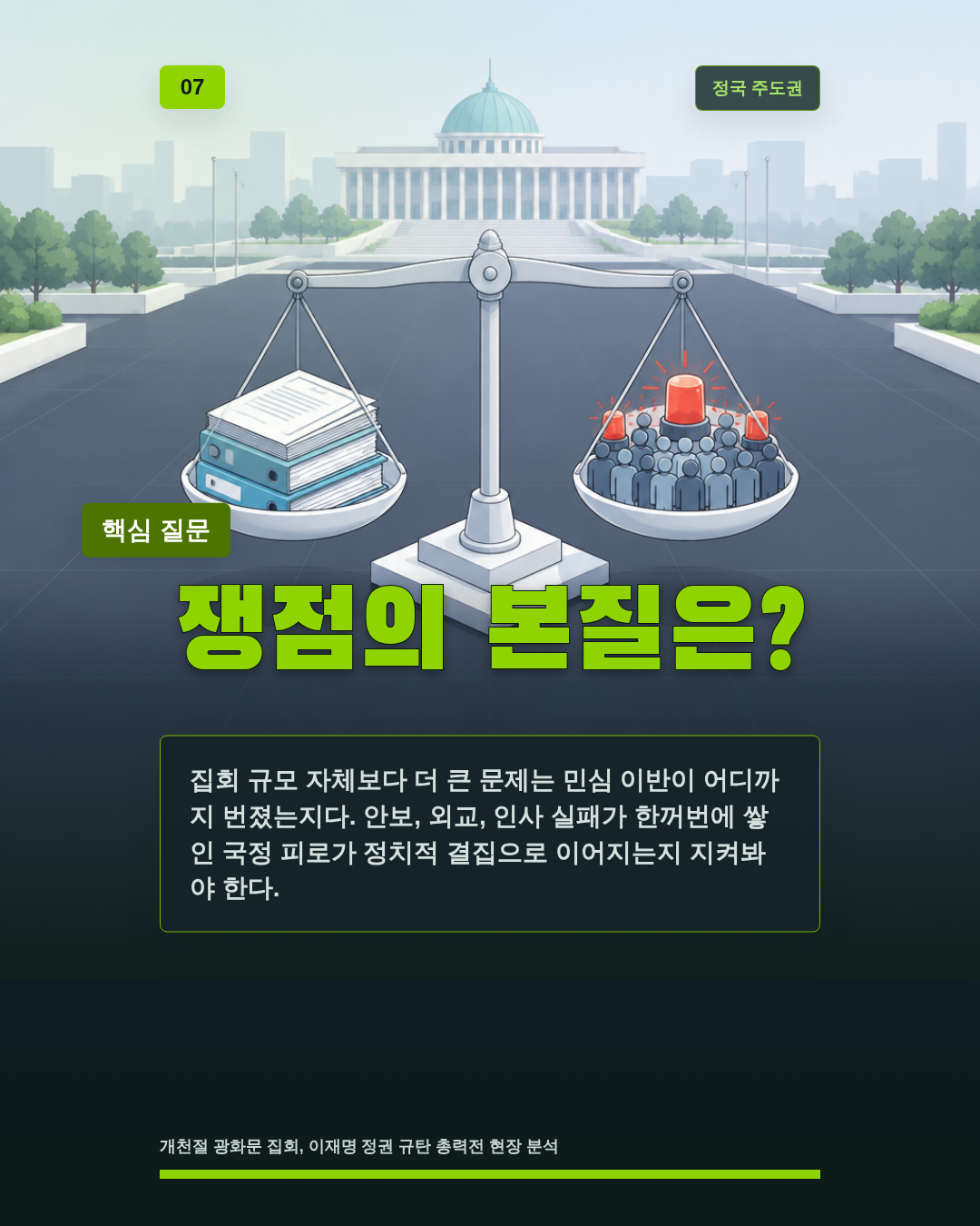 쟁점의 본질은?