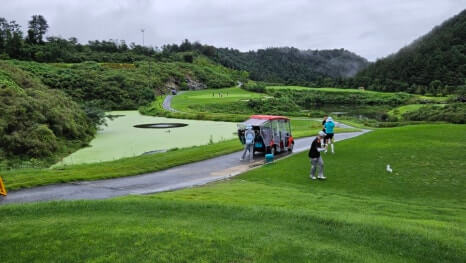 골프장 경험담 가평 베뉴지CC 전략적이면서도 경치 좋은 라운딩 산세를 살린 27홀 골프장