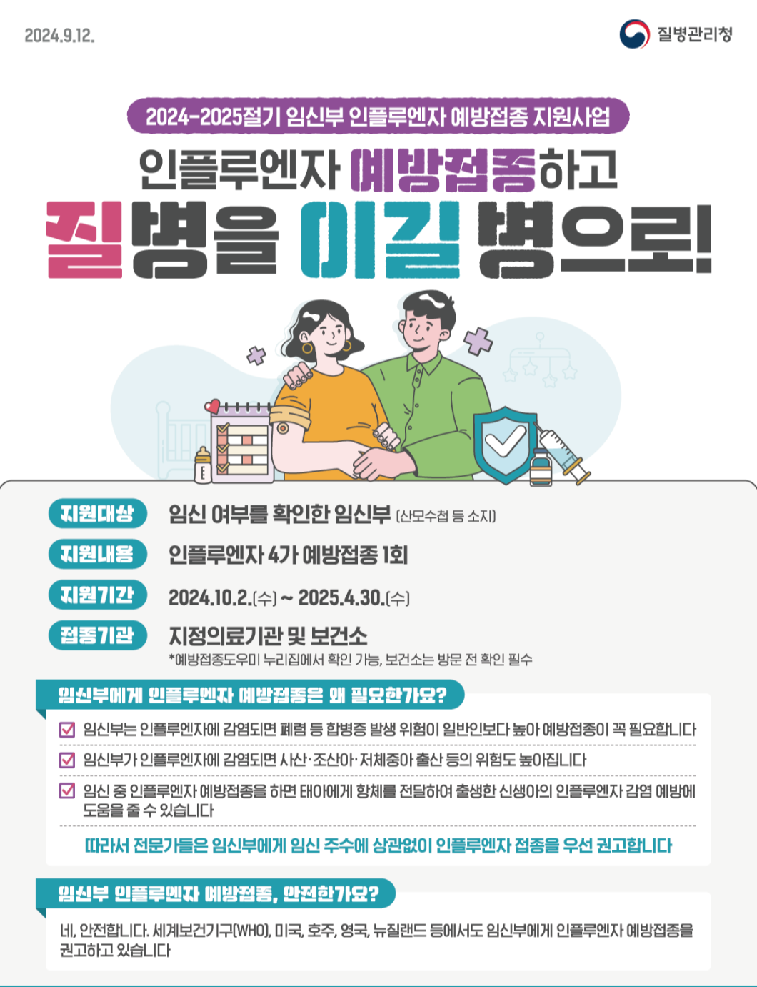 독감 예방접종 시기