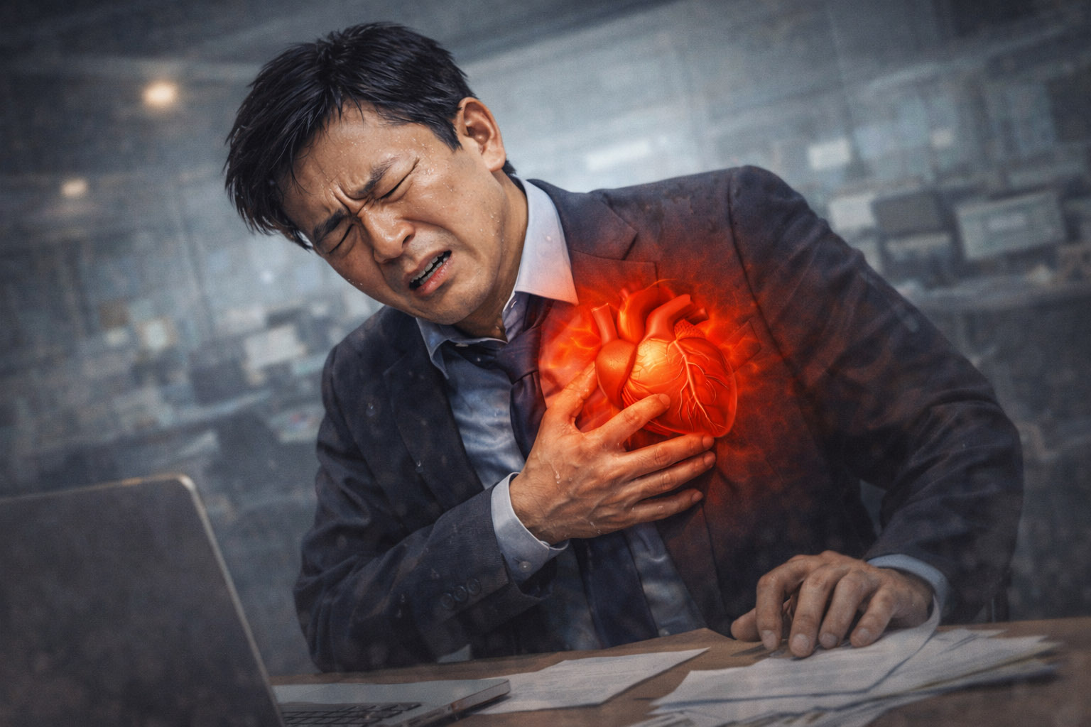 30~40대에게 흔한 심근경색 전조증상 7가지