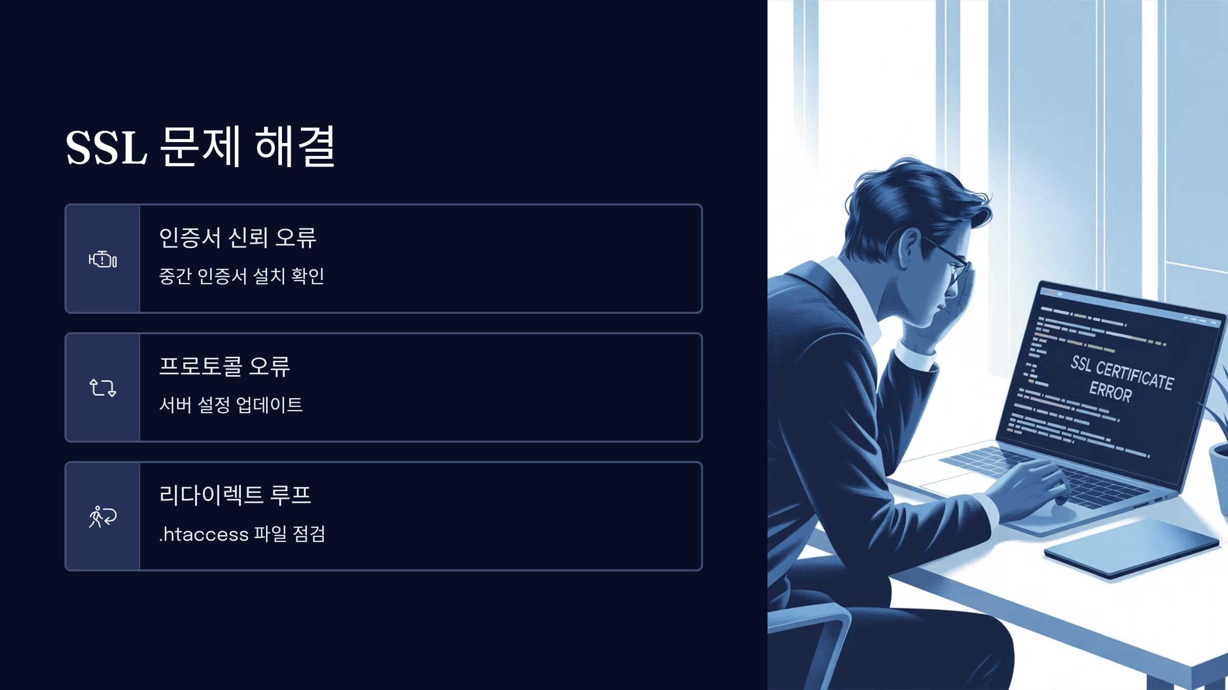 SSL 문제 해결하기